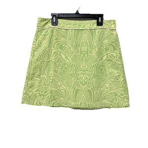 Patagonia Women’s Green Paisley Mini Wrap Skirt Size 8
